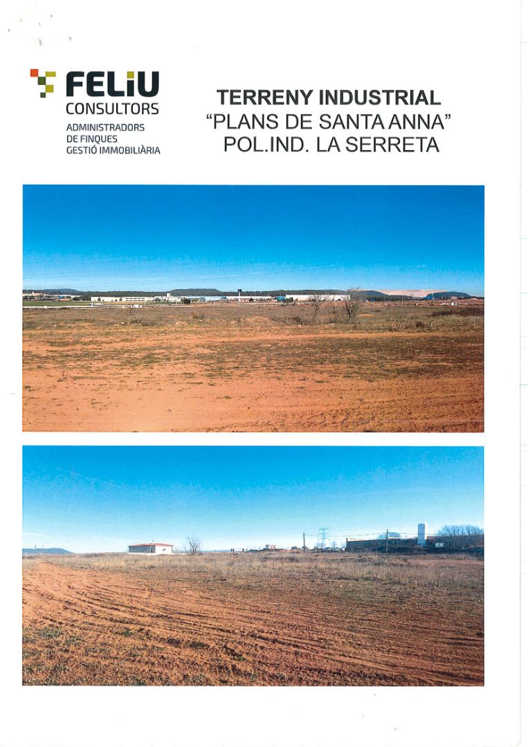 Terreny industrial de lloguer en Sant Fruitós de Bages