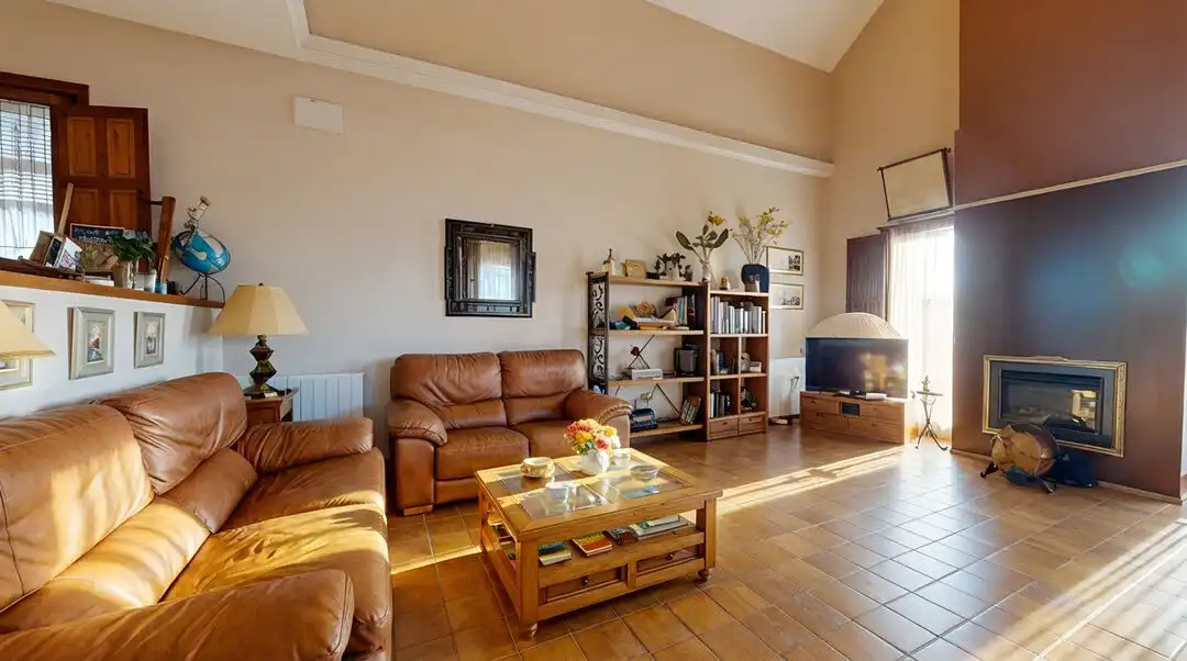 Living room of Houses for sale in Campo Real  with Air Conditioner, Heating and Private garden