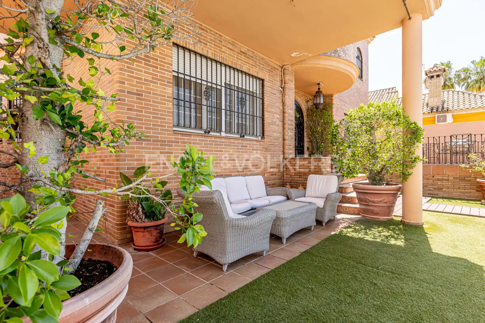 Jardí de Casa o xalet en venda en Utrera amb Aire condicionat, Calefacció i Jardí privat