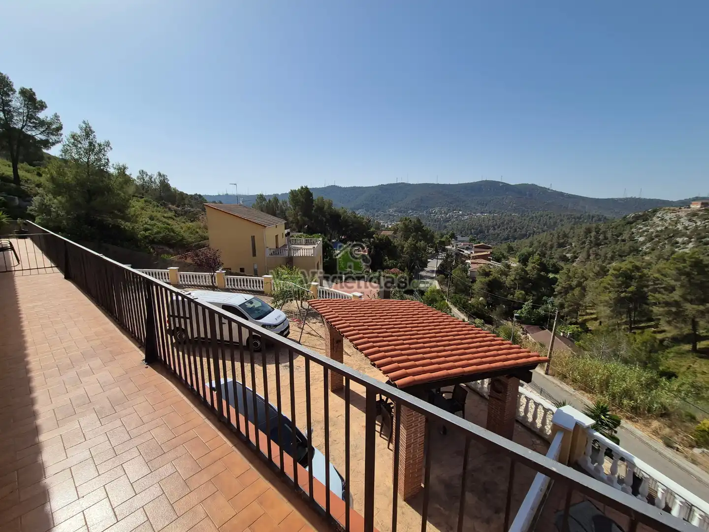 Terraza de Casa o chalet en venta en Olesa de Bonesvalls con Aire acondicionado, Calefacción y Jardín privado