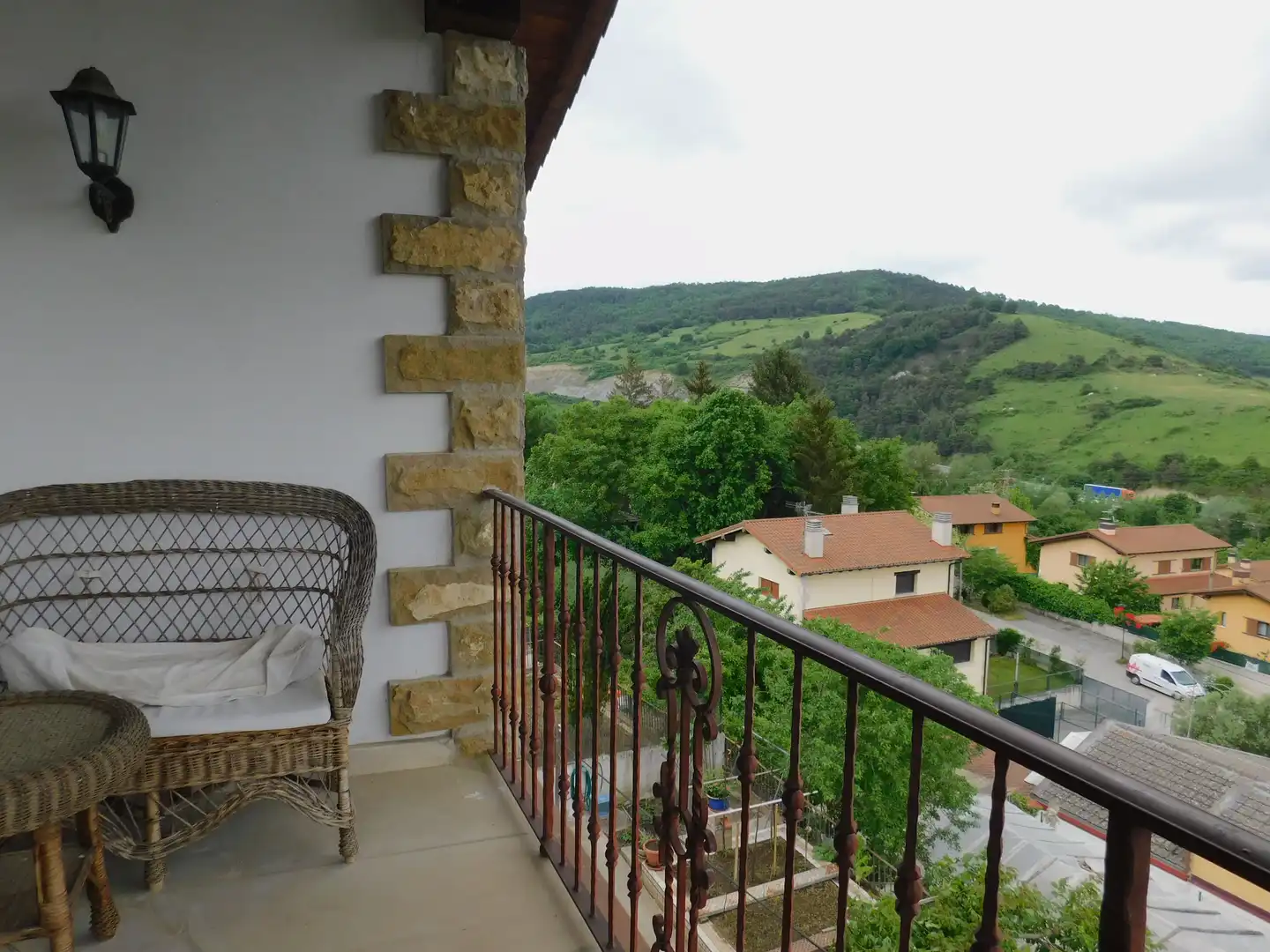 Balcony of Houses for sale in Olaibar  with Private garden, Terrace and Storage room