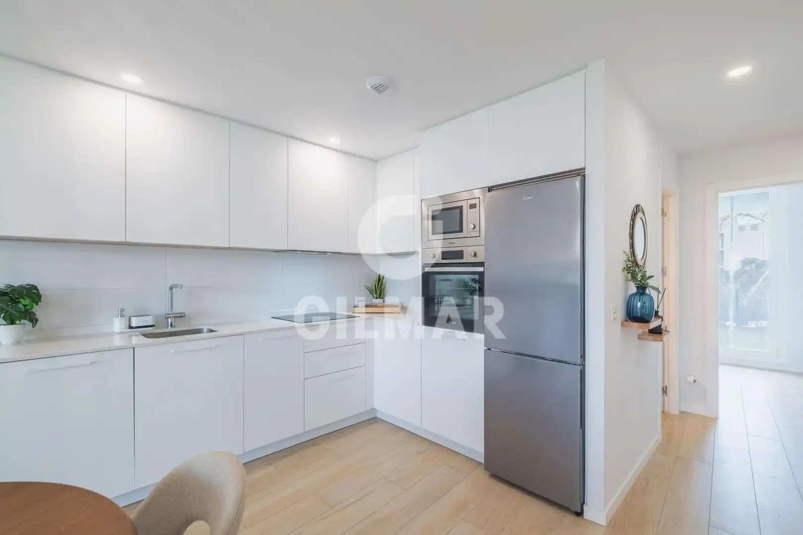 Küche von Wohnung zur Miete in Chipiona mit Klimaanlage, Privatgarten und Möbliert