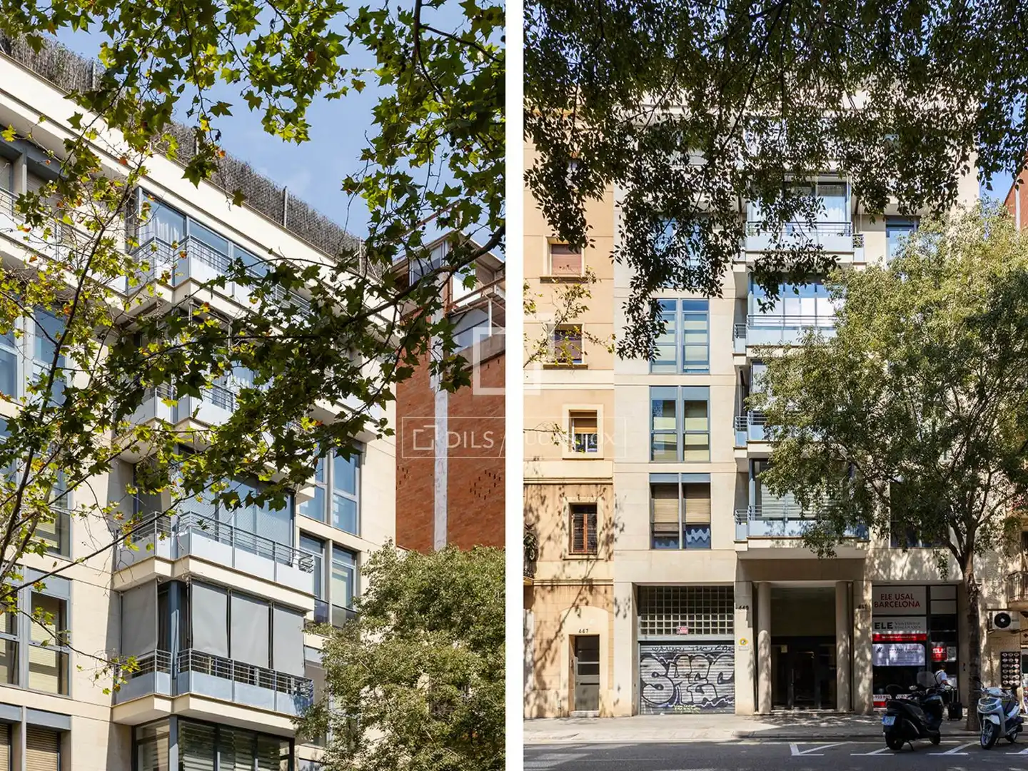 Vista exterior de Àtic en venda en Barcelona amb Aire condicionat, Calefacció i Terrassa