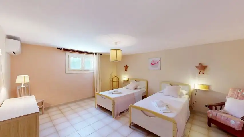 Dormitori de Casa o xalet en venda en L'Ametlla de Mar  amb Aire condicionat, Jardí privat i Terrassa