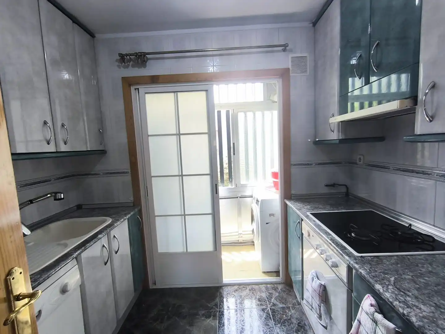 Kitchen of Flat for share in Collado Villalba  with Heating, Terrace and Furnished
