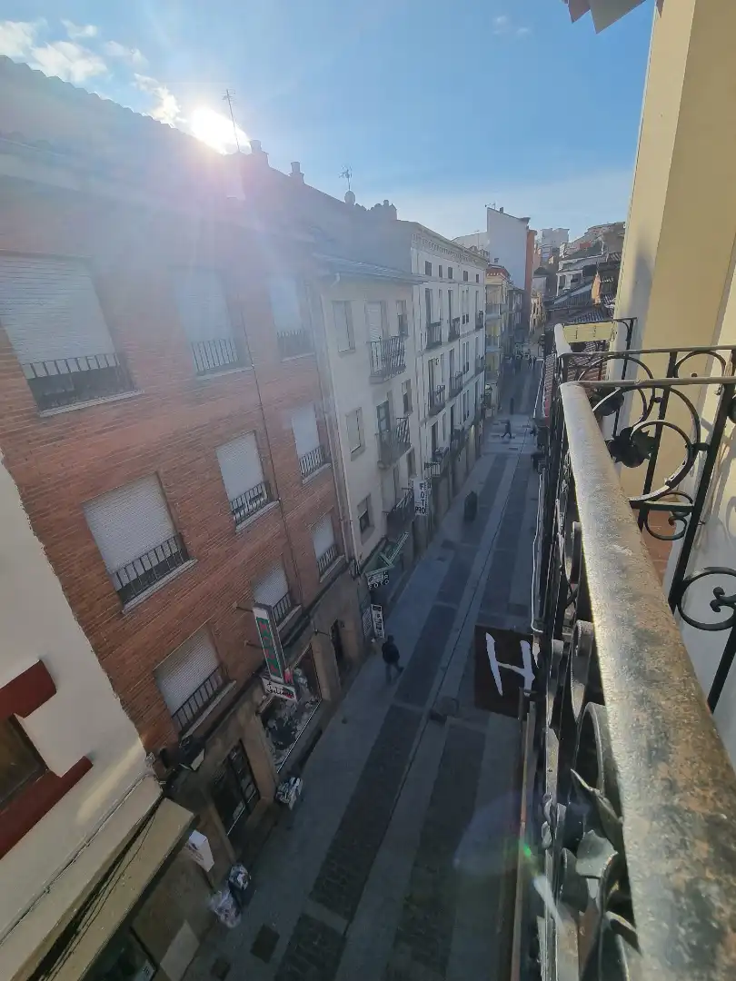 Vista exterior de Apartamento en venta en Soria Capital  con Calefacción, Amueblado y Balcón