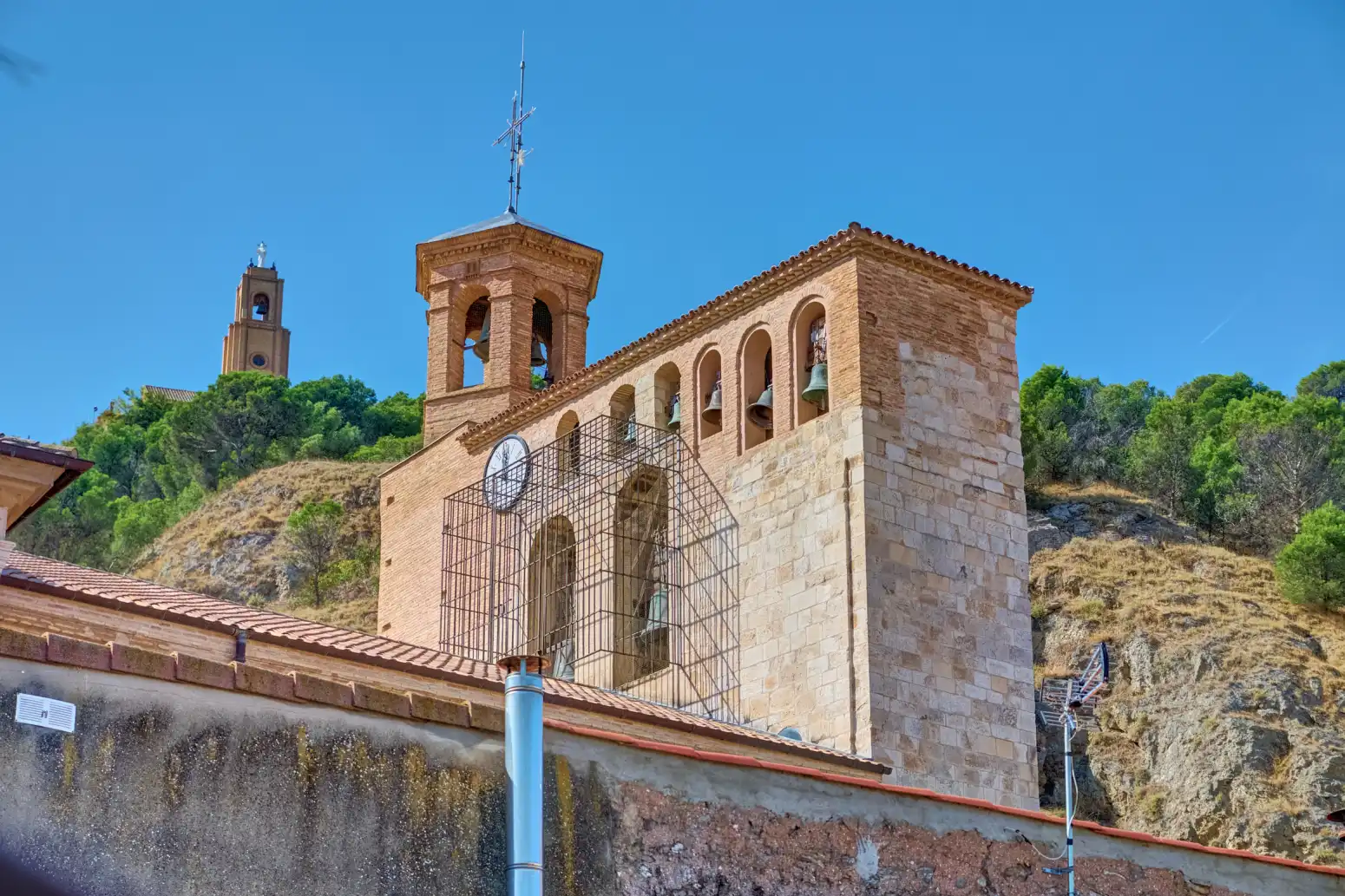 Vista exterior de Casa o chalet en venta en Falces con Calefacción, Jardín privado y Parquet