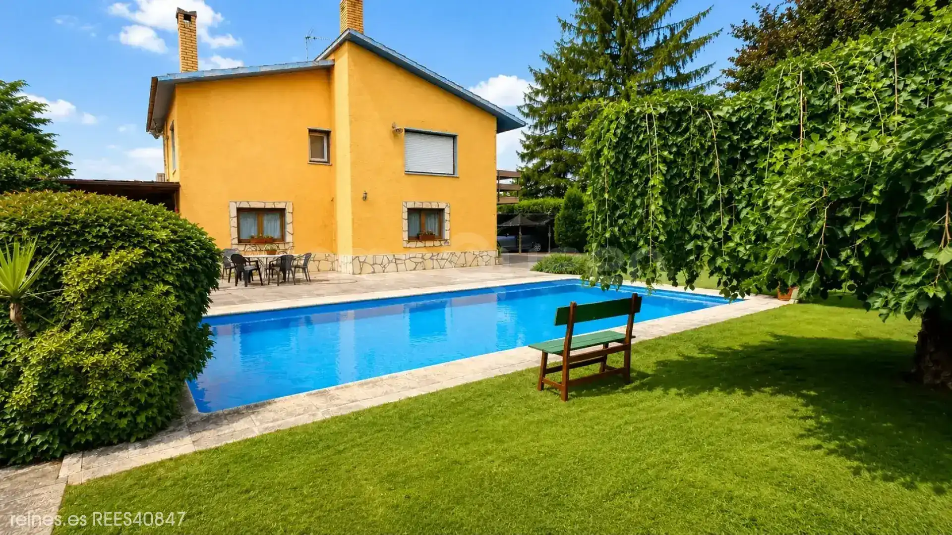 Piscina de Casa o xalet en venda en San Mateo de Gállego amb Calefacció, Jardí privat i Terrassa