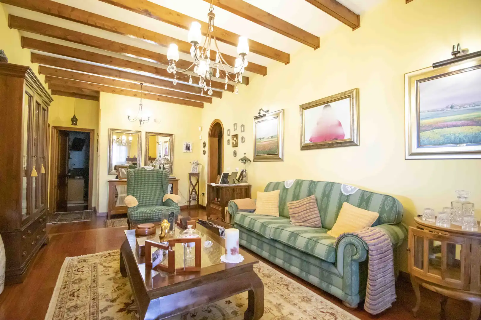 Sala de estar de Casa o chalet en venta en Los Realejos con Jardín privado, Terraza y Trastero