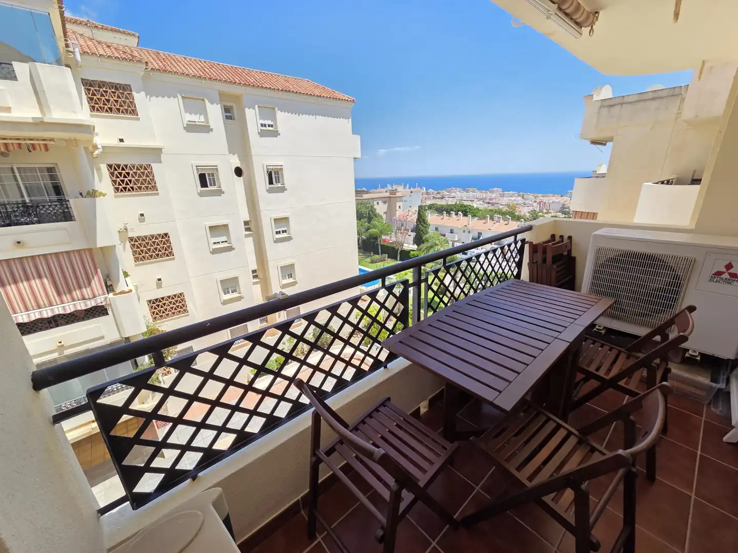 Terraza de Piso en venta en Benalmádena con Aire acondicionado, Calefacción y Parquet