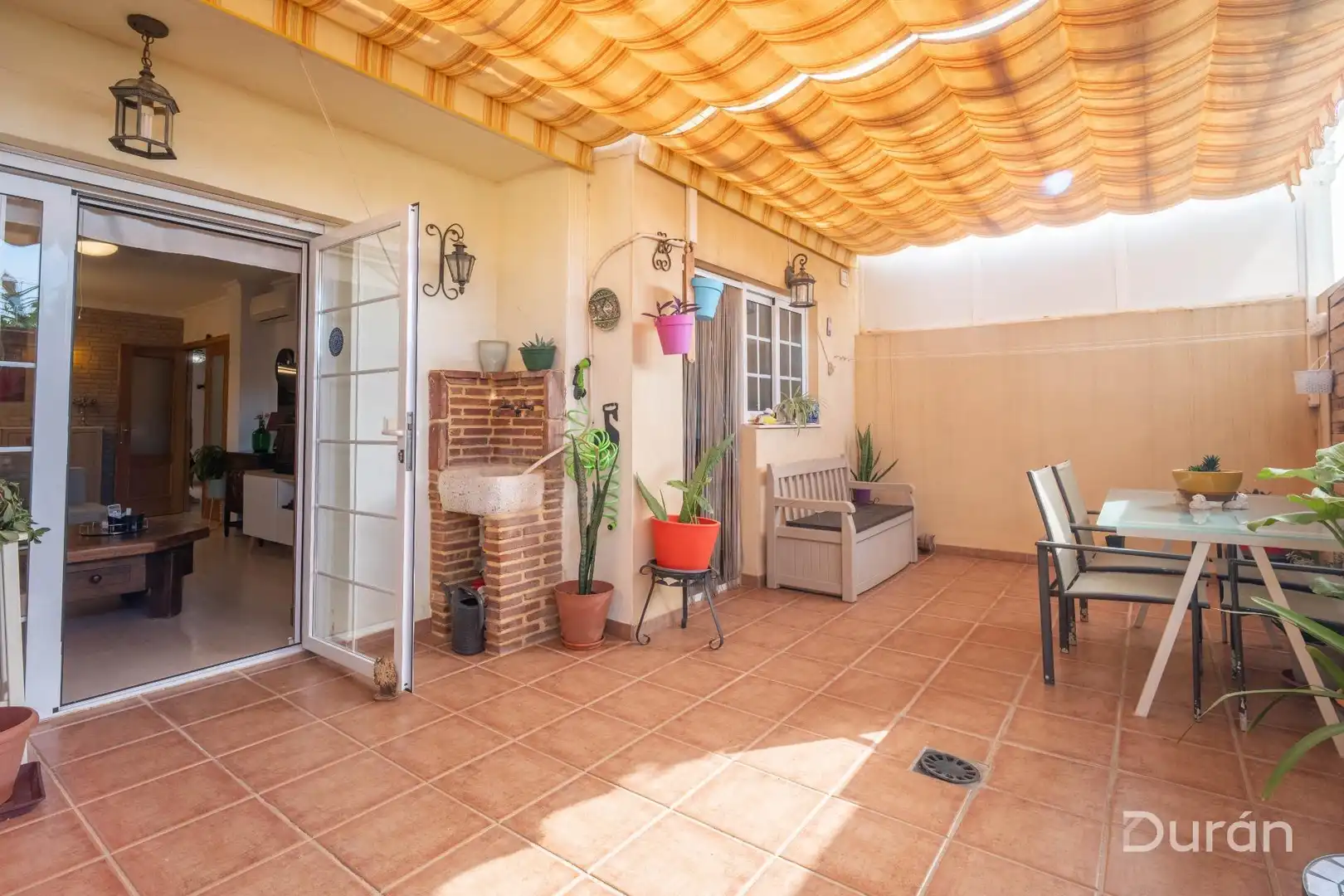 Terrace of Detached homes for sale in Roquetas de Mar  with Air Conditioner, Heating and Terrace