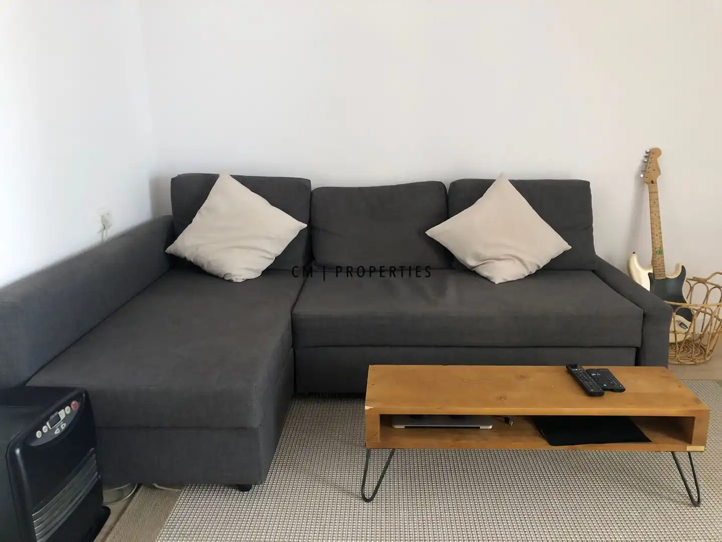 Wohnzimmer von Wohnung zur Miete in Valencia mit Klimaanlage, Heizung und Möbliert