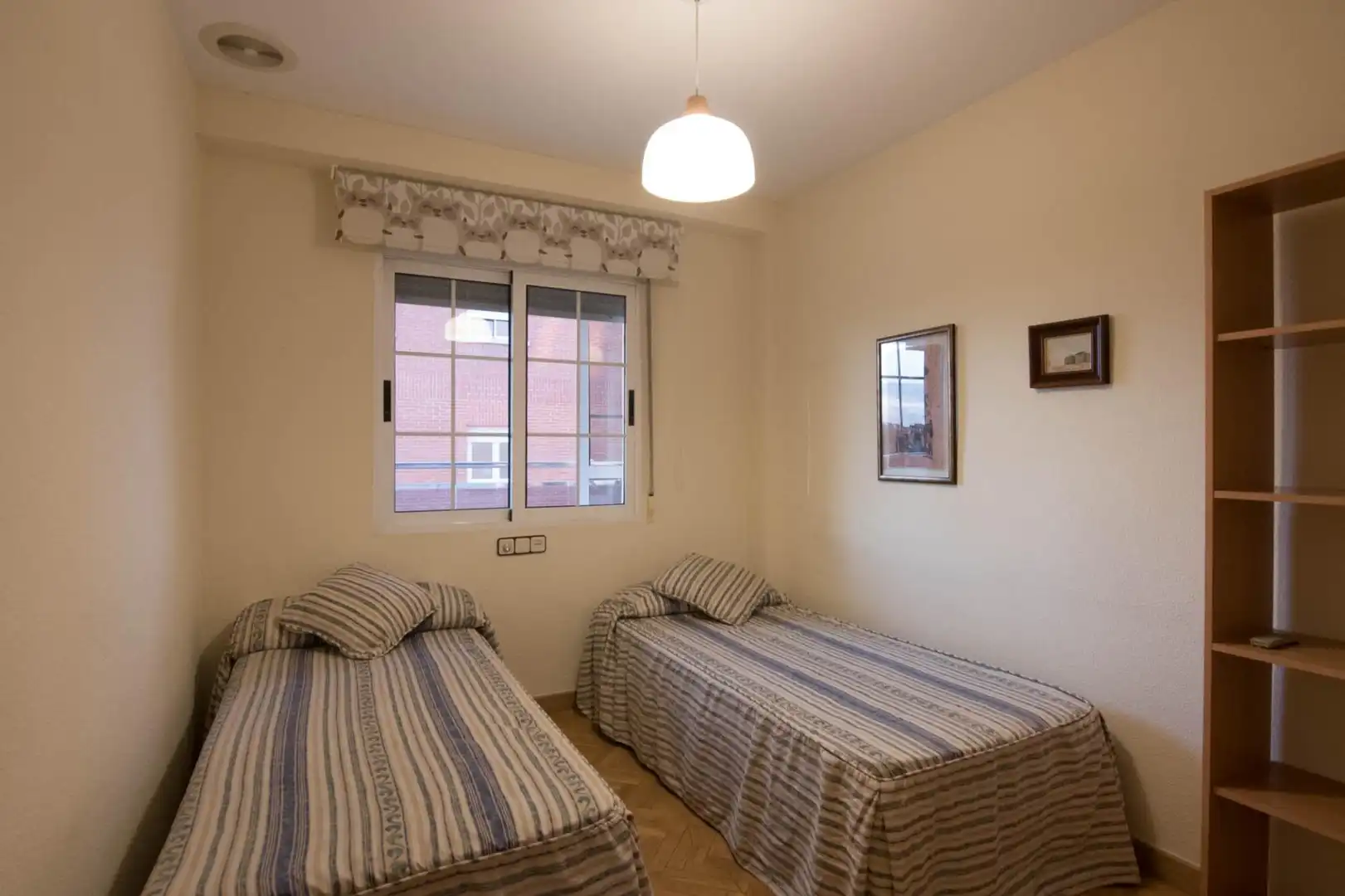 Schlafzimmer von Wohnung zur Miete in Murcia mit Heizung, Parkett und Terrasse