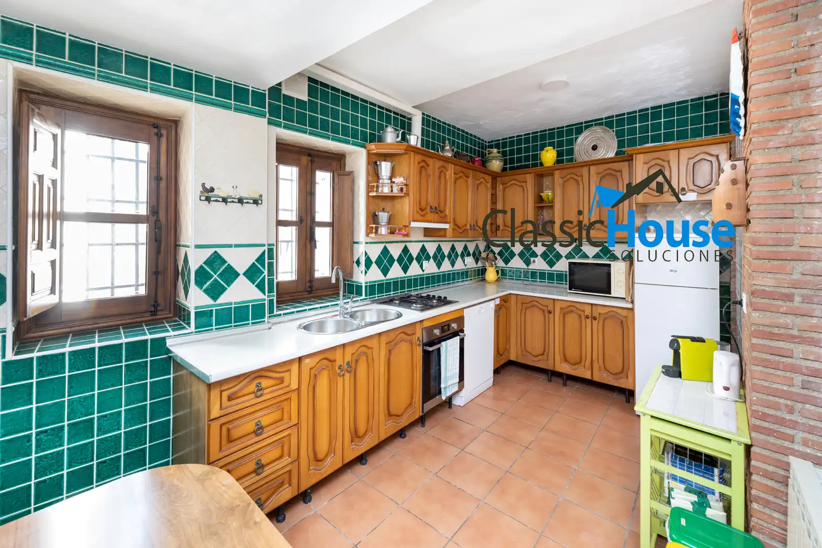 Cocina de Casa adosada en venta en Granada con Terraza, Amueblado y Horno