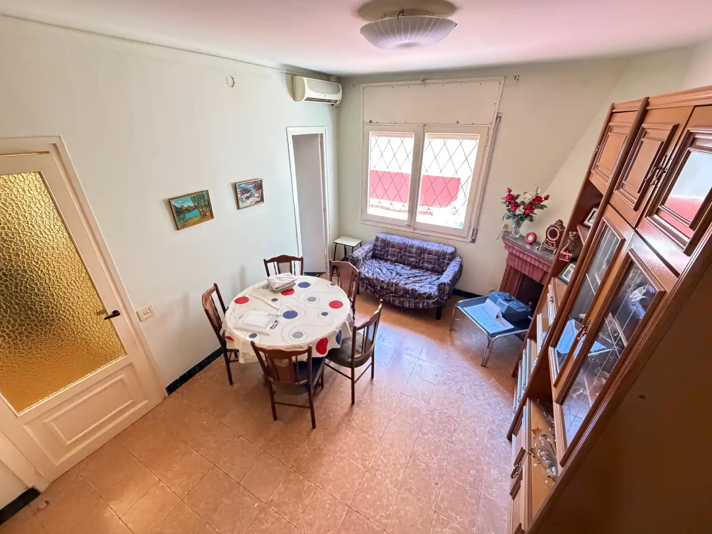 Sala d'estar de Pis en venda en Barcelona amb Aire condicionat i Terrassa