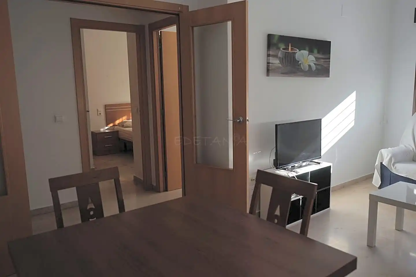 Wohnzimmer von Wohnung zur untervermieten in Alfara del Patriarca mit Klimaanlage, Heizung und Möbliert