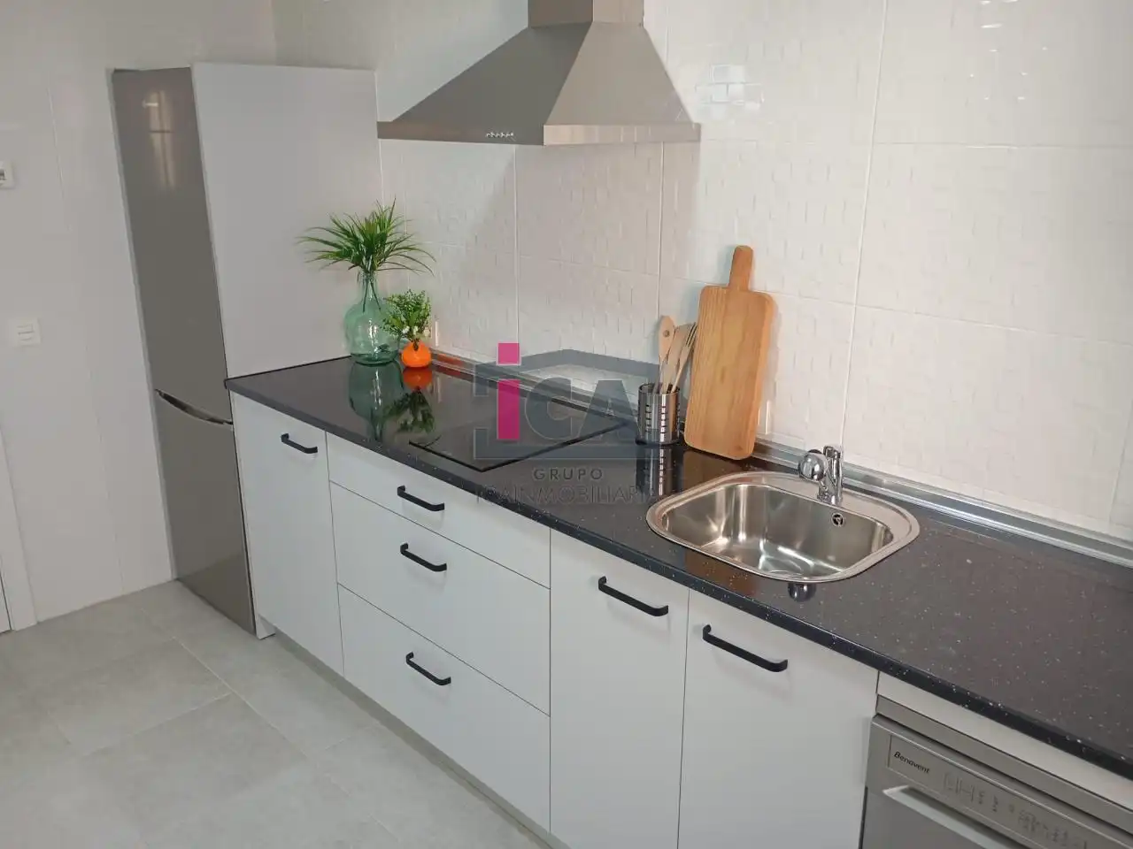 Kitchen of Flat for rent in Cáceres  with Air Conditioner, Heating and Terrace