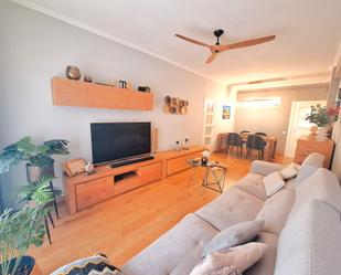 Sala d'estar de Pis en venda en  Barcelona Capital amb Calefacció, Parquet i Terrassa