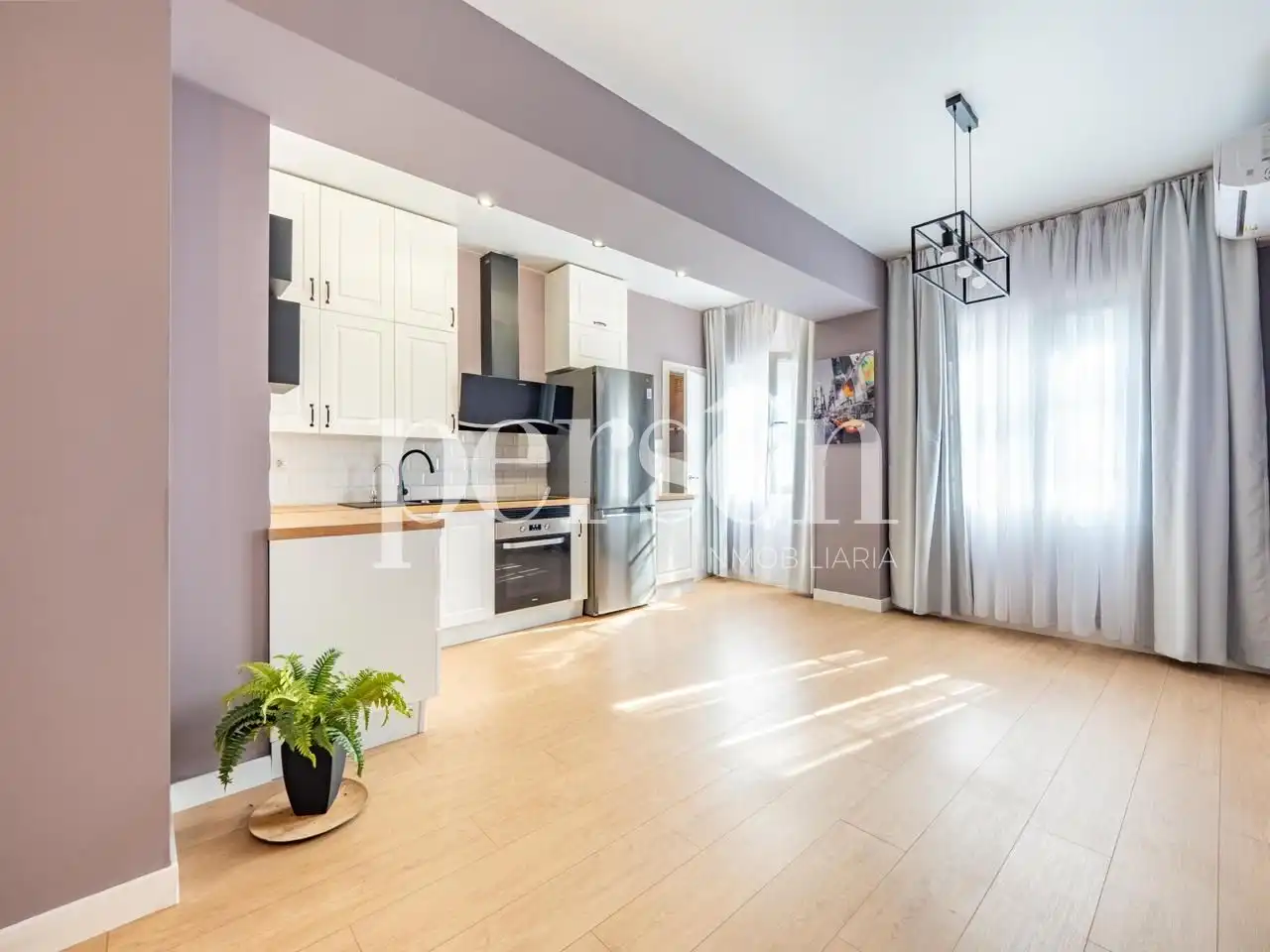 Cuina de Apartament en venda en  Valencia Capital amb Aire condicionat i Calefacció