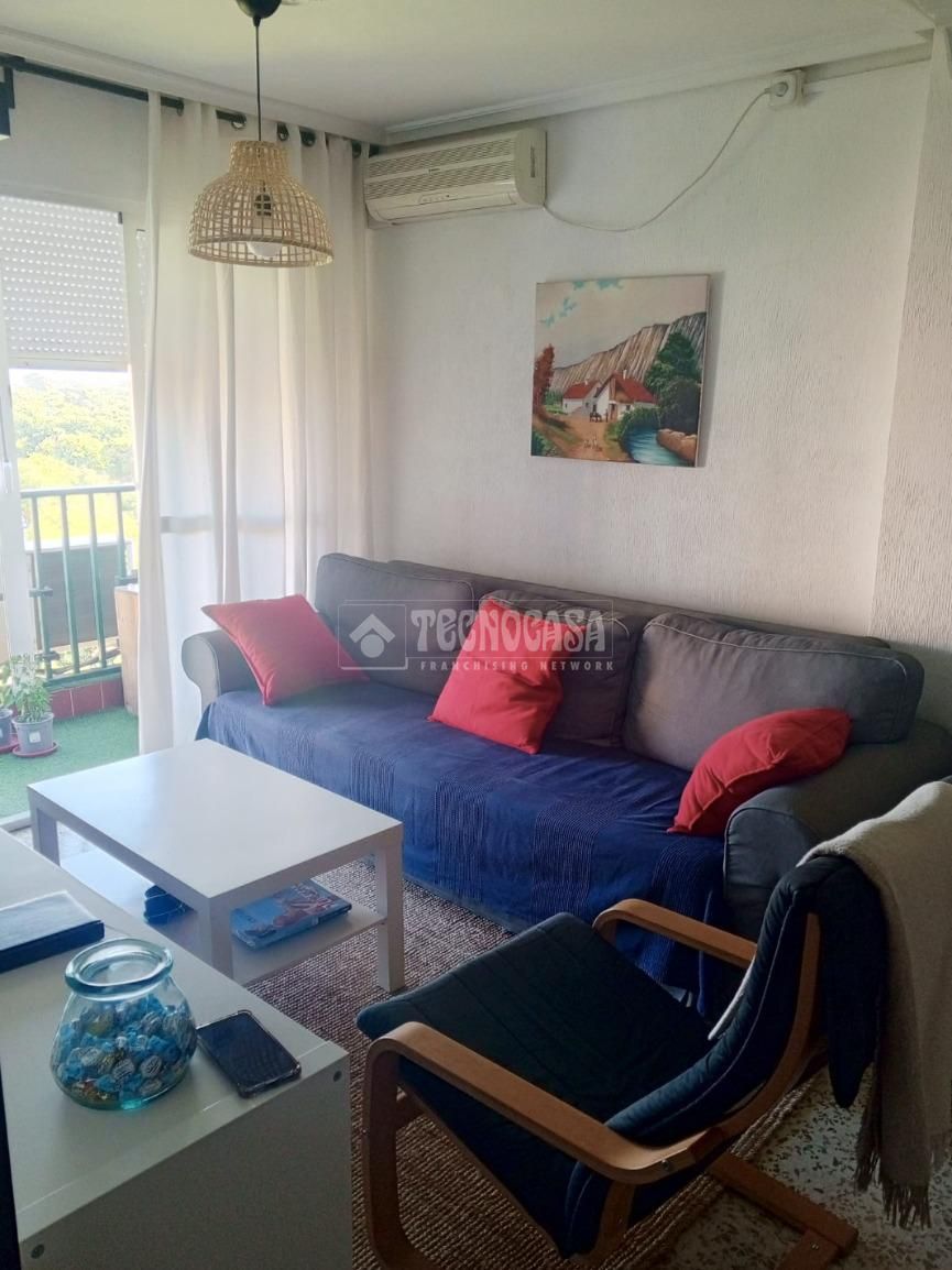 Sala de estar de Piso de alquiler en  Sevilla Capital con Aire acondicionado y Terraza