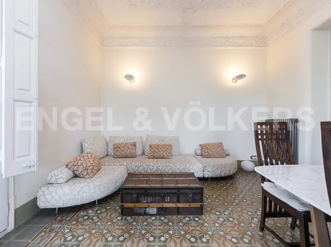 Wohnzimmer von Haus oder Chalet zum Verkauf in Barcelona mit Heizung, Terrasse und Abstellraum