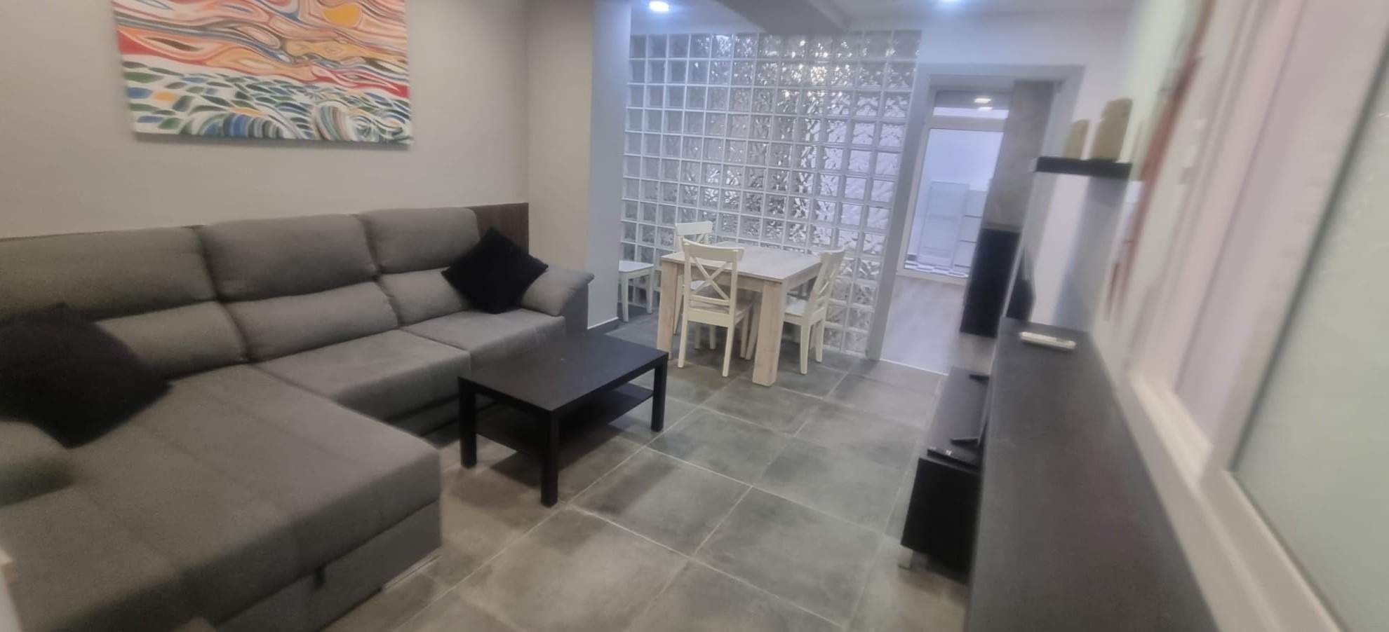 Living room of Flat for rent in Gavà  with Parquet flooring