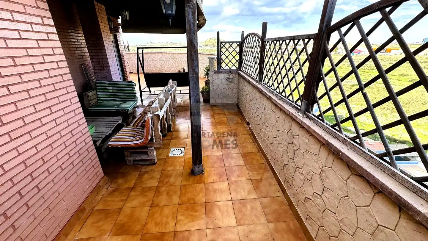 Terraza de Ático en venta en Cartagena con Aire acondicionado, Terraza y Amueblado