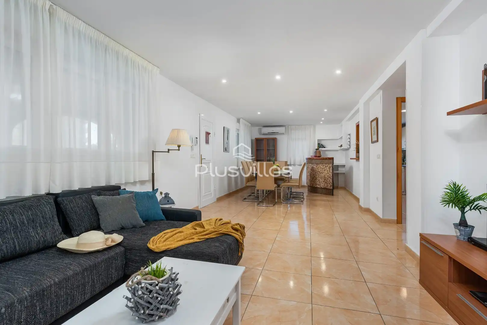 Sala d'estar de Casa o xalet en venda en Calpe / Calp