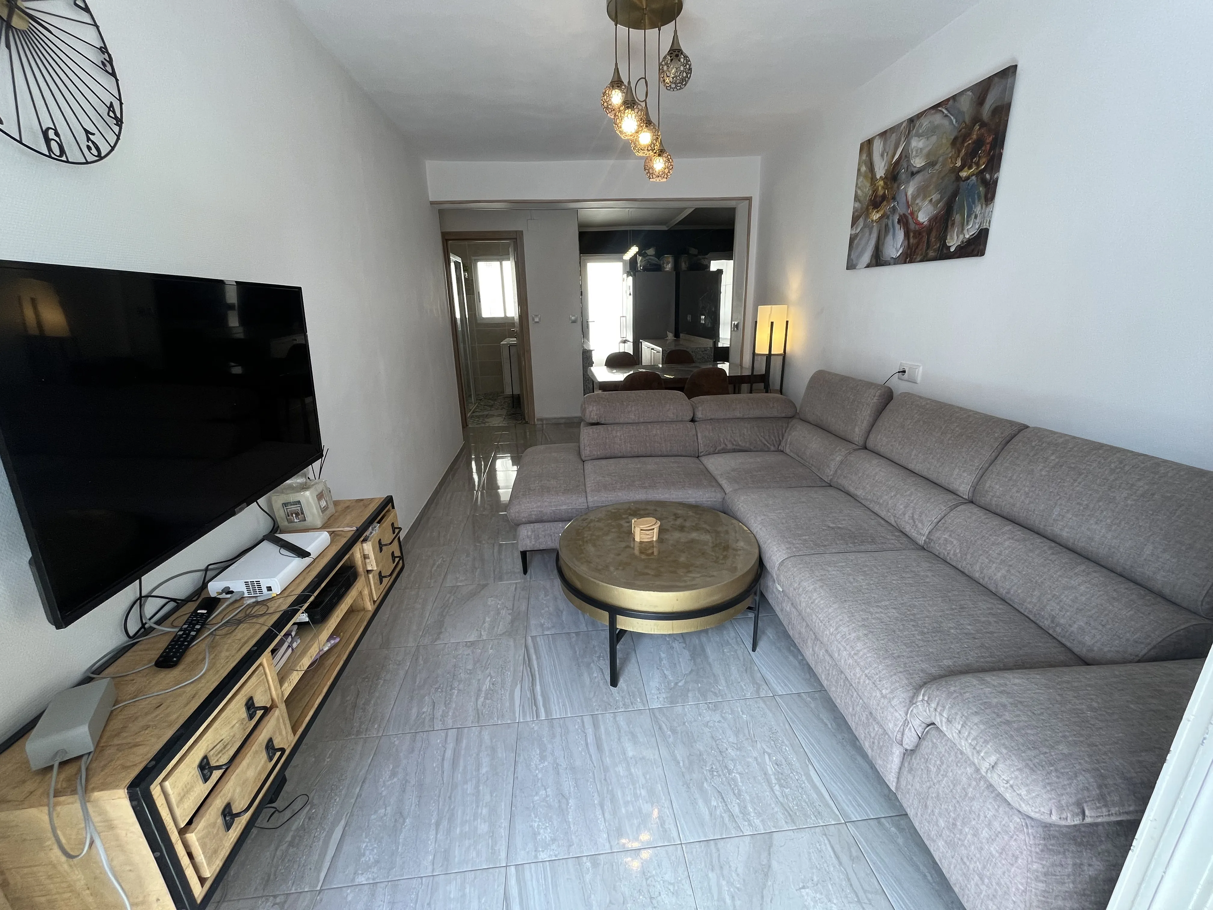 Sala de estar de Apartamento en venta en Benidorm con Aire acondicionado, Terraza y Amueblado