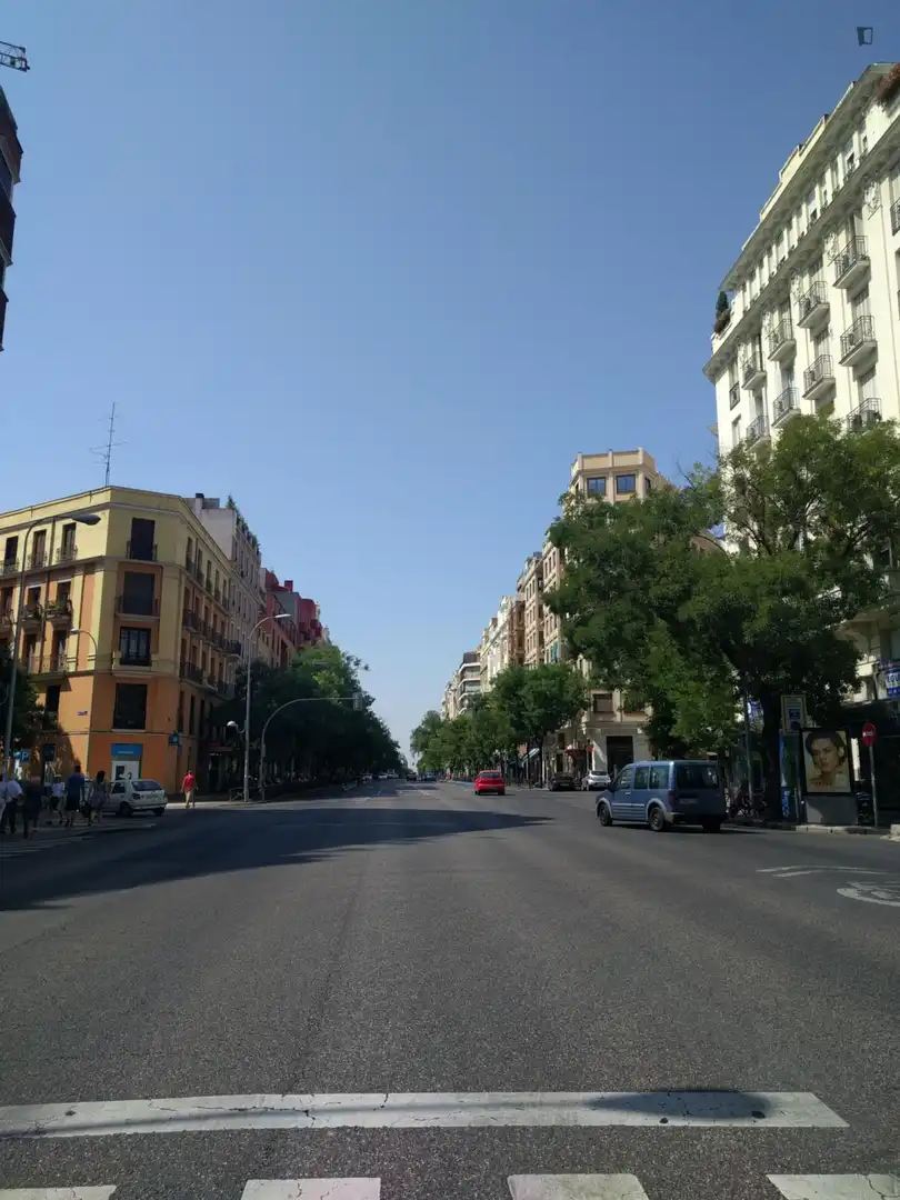 Vista exterior de Apartamento de alquiler en Madrid con Aire acondicionado, Amueblado y Lavadora