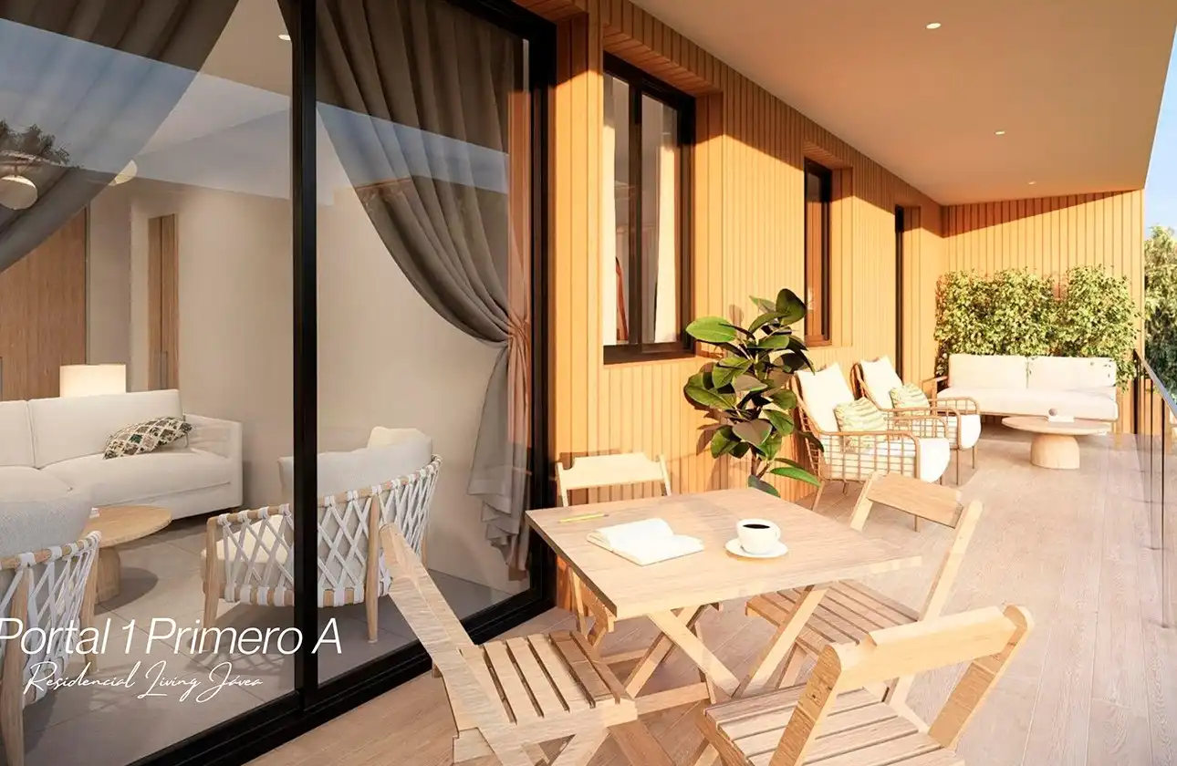 Terrace of Apartments for sale in Jávea / Xàbia  with Air Conditioner, Heating and Private garden