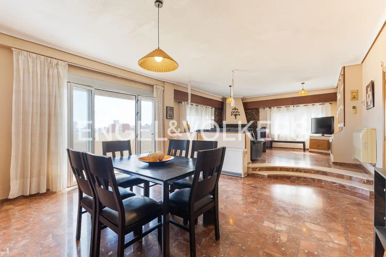 Comedor de Casa o chalet de alquiler en Cullera con Aire acondicionado, Calefacción y Terraza