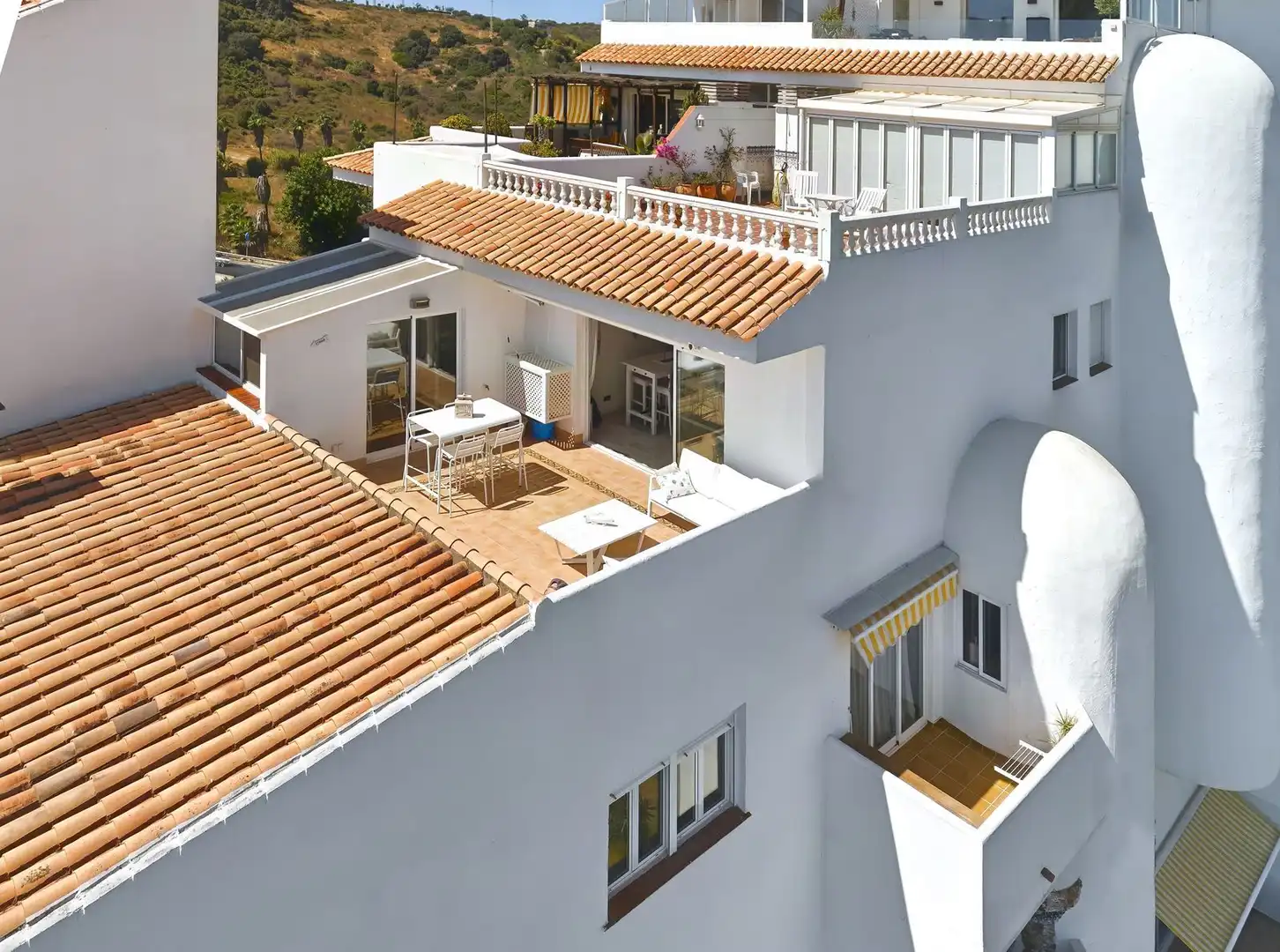 Terrace of Flat for sale in Estepona  with Air Conditioner, Terrace and Community pool