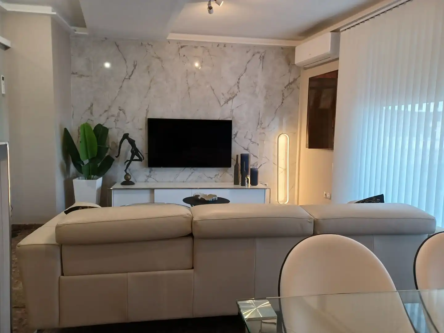 Sala de estar de Ático en venta en L'Olleria con Aire acondicionado, Terraza y Trastero