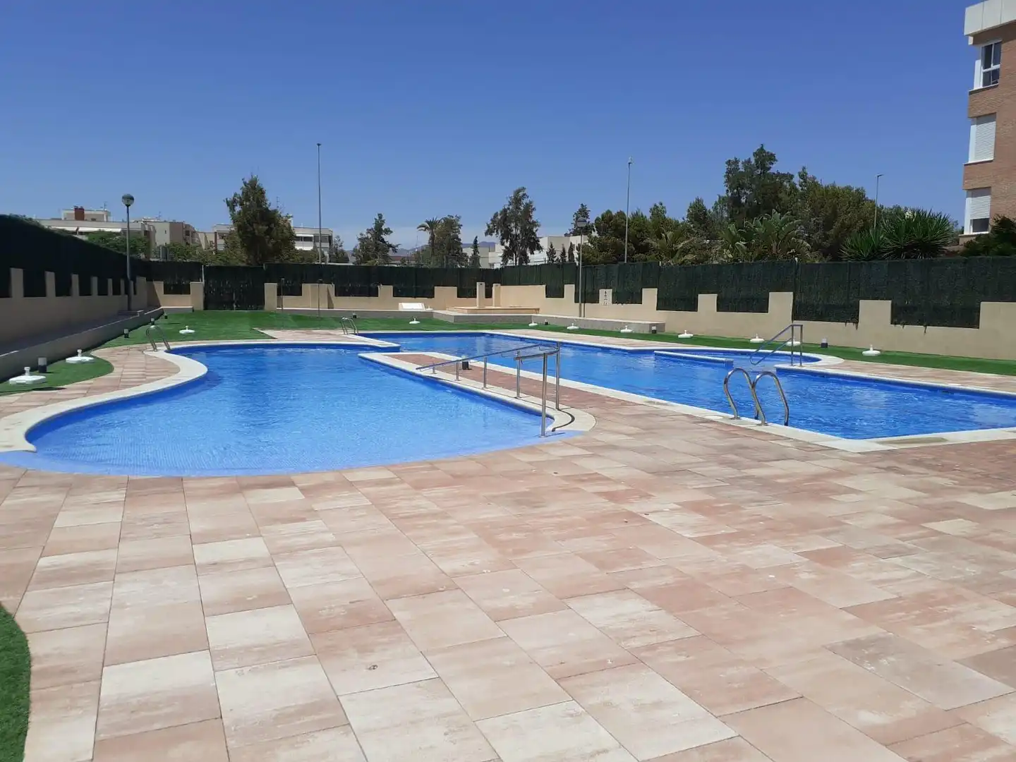Schwimmbecken von Wohnung zur Miete in Águilas mit Klimaanlage, Parkett und Terrasse
