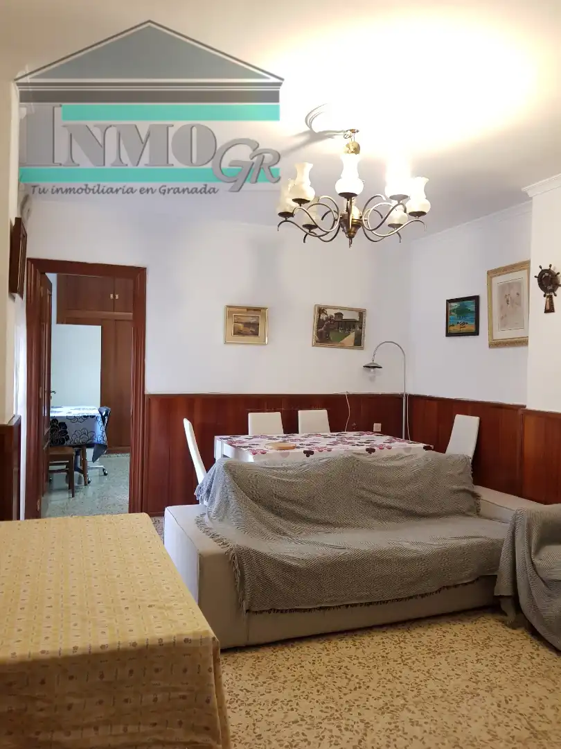 Dining room of Flat for share in Granada  with Heating, Furnished and Balcony