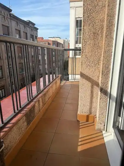 Balcony of Flat for rent in Gijón   with Heating and Balcony