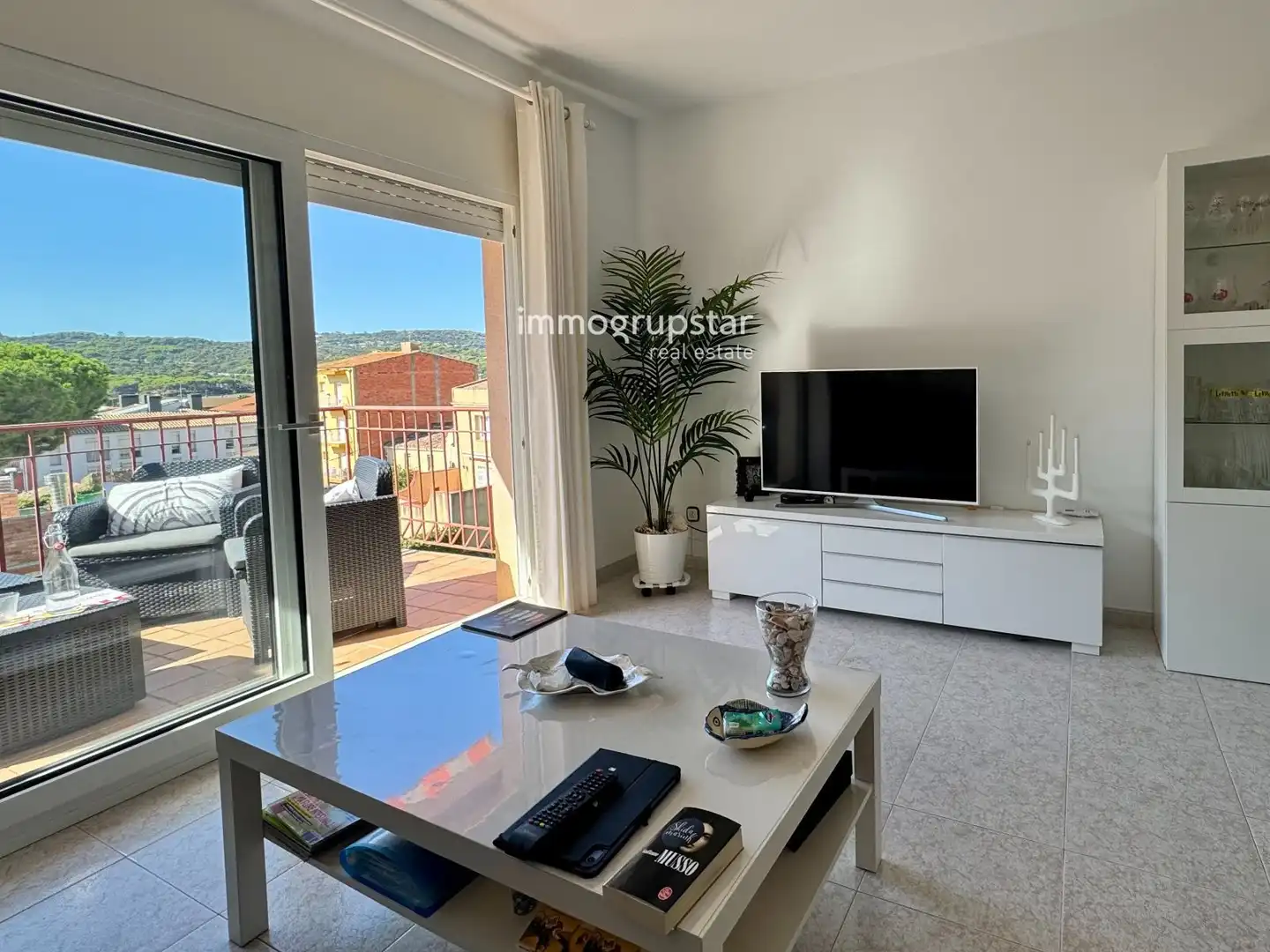 Living room of Flat for sale in Calonge i Sant Antoni  with Air Conditioner, Heating and Terrace