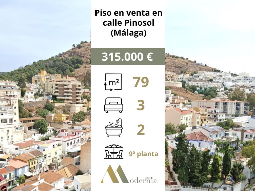 Piso en venta en Málaga Capital con Aire acondicionado, Terraza y Horno