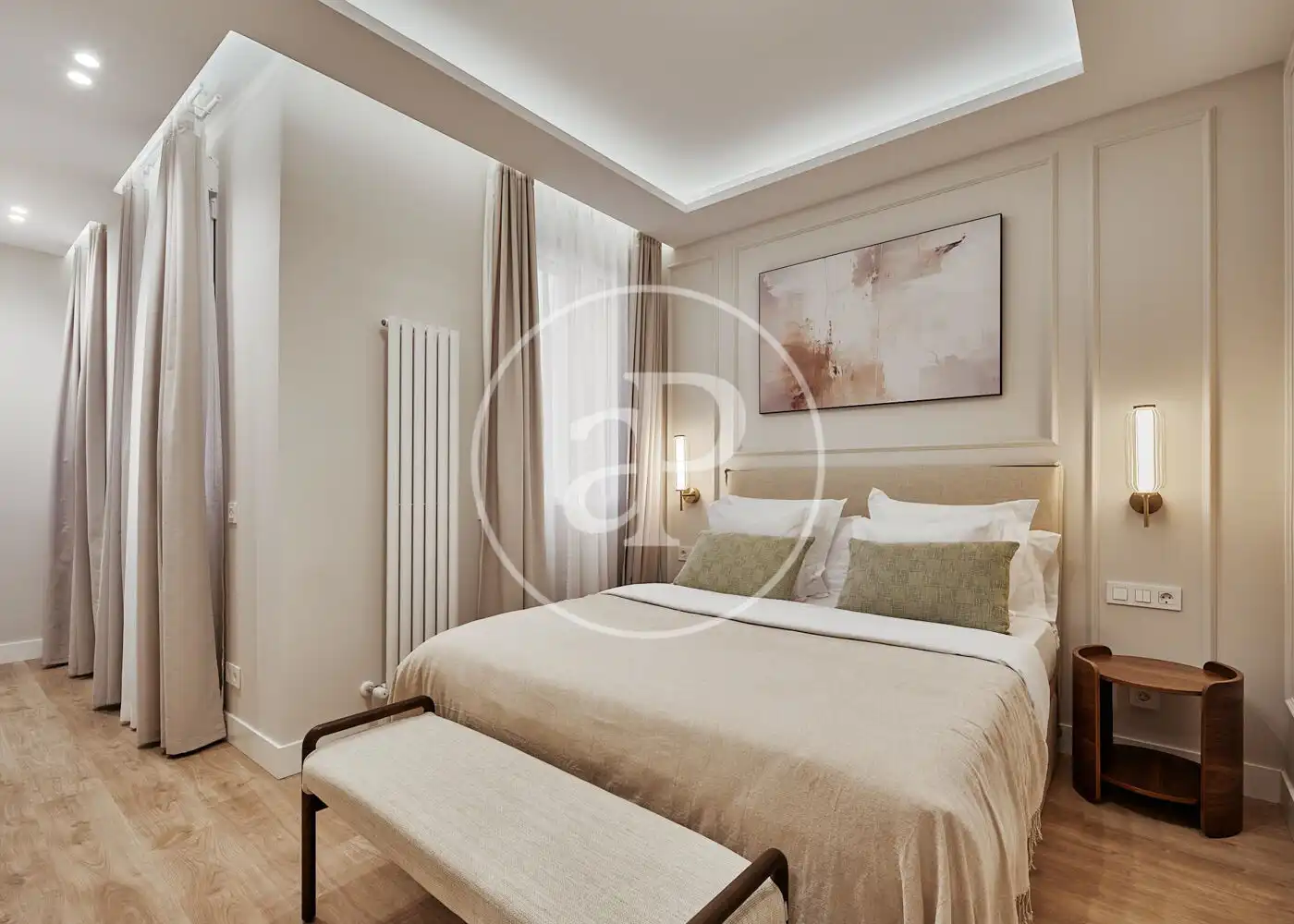 Schlafzimmer von Wohnung zum Verkauf in Madrid mit Klimaanlage, Heizung und Möbliert