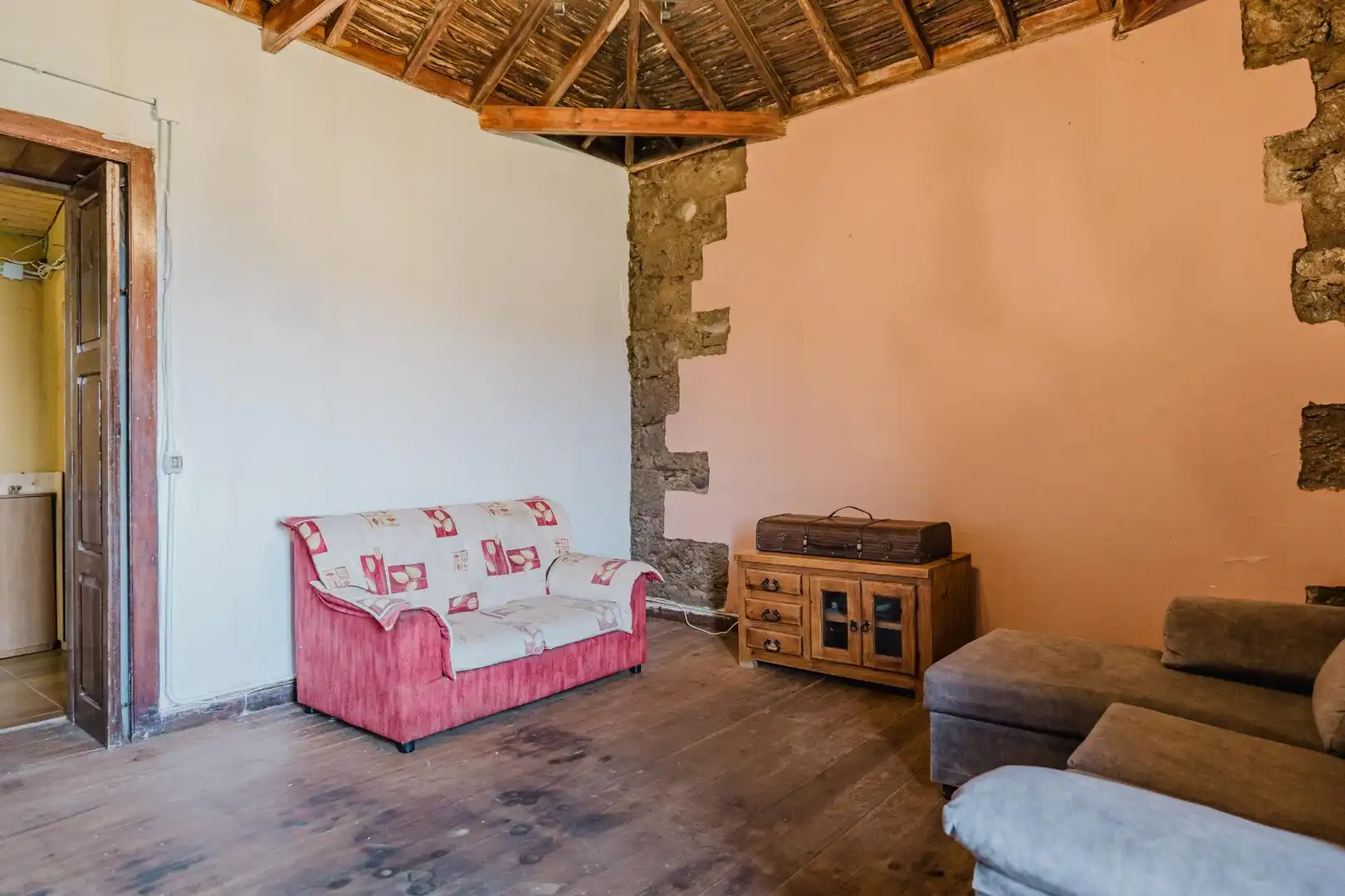 Sala de estar de Casa o chalet en venta en Teror con Jardín privado y Terraza
