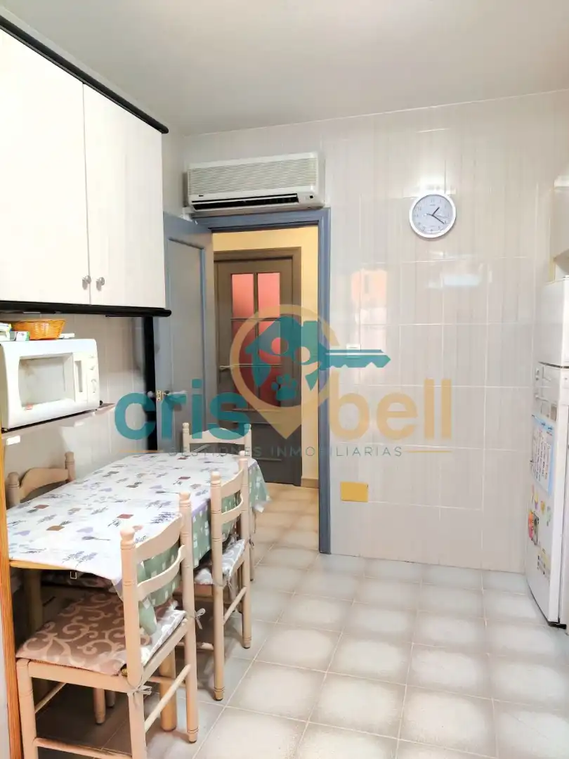 Kitchen of Flat for sale in Lorca  with Air Conditioner, Terrace and Furnished