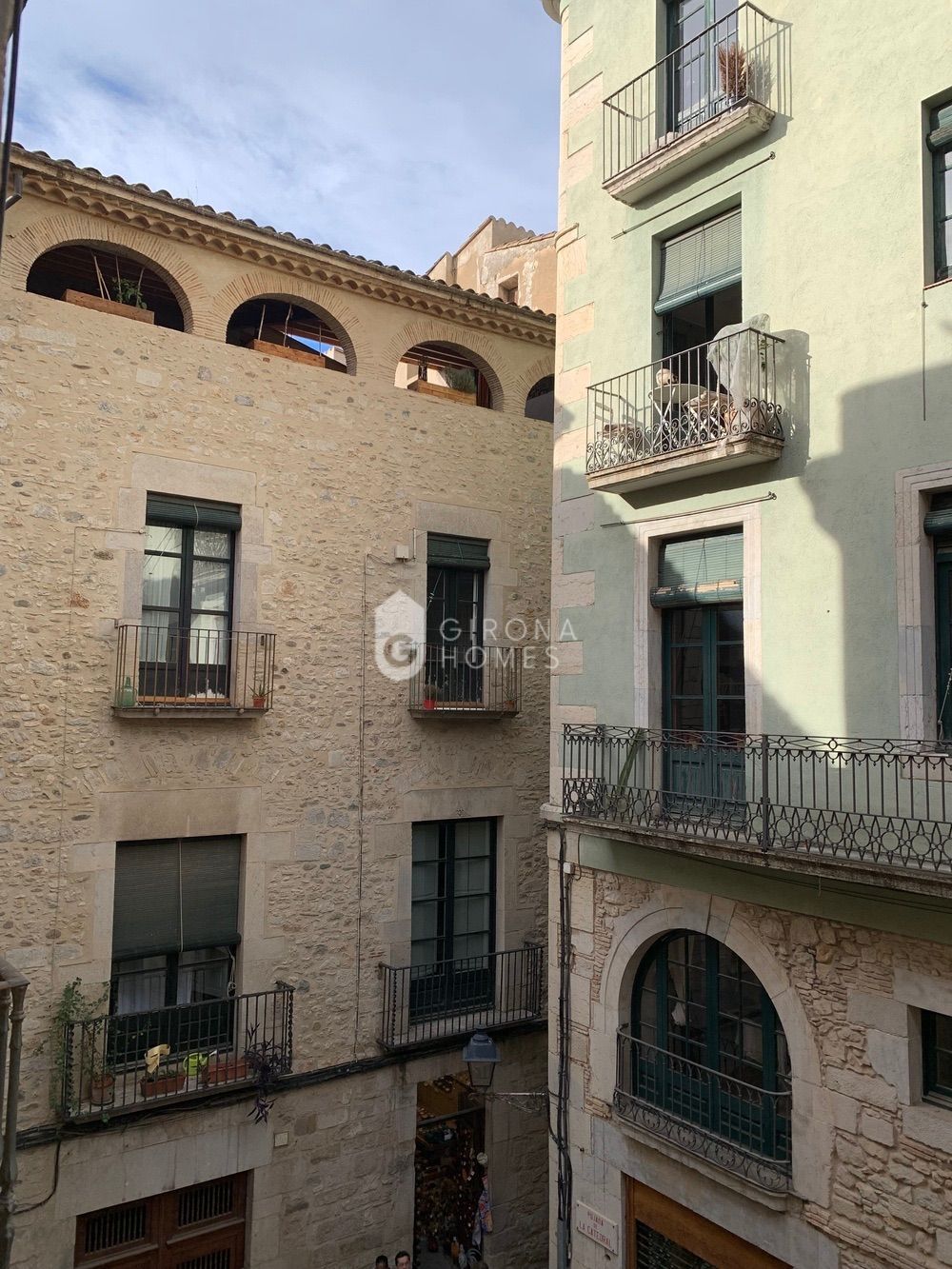Vista exterior de Apartament de lloguer en Girona Capital amb Calefacció