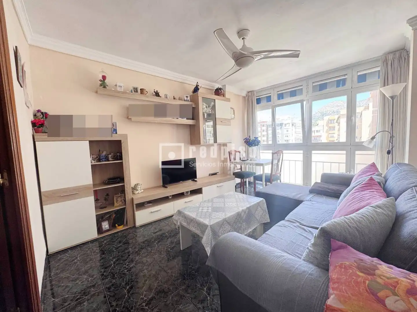 Sala de estar de Piso en venta en Málaga con Terraza
