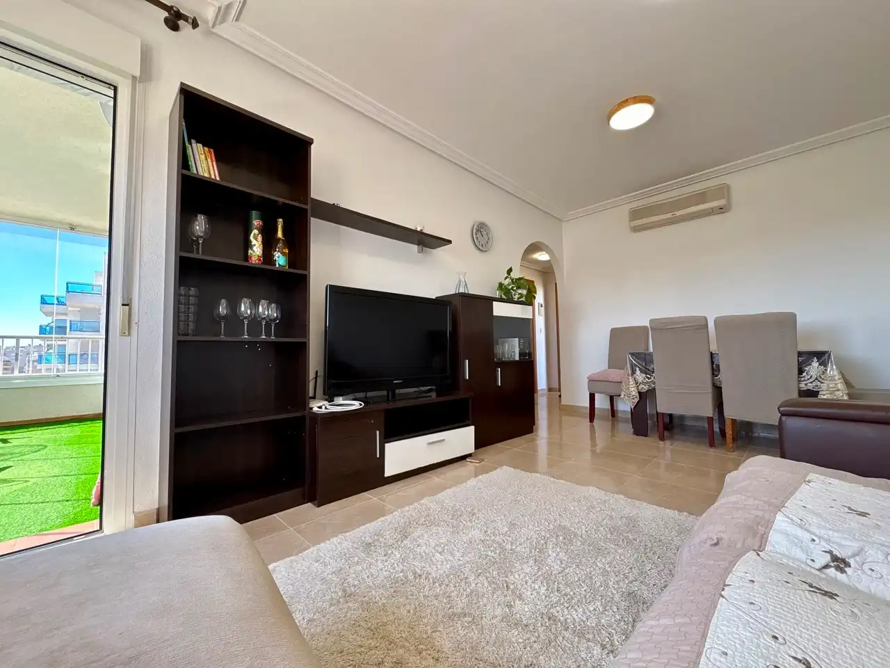 Sala de estar de Piso en venta en Guardamar del Segura con Aire acondicionado, Calefacción y Terraza