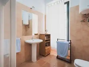 Bany de Finca rústica en venda en Badajoz amb Jardí privat, Terrassa i Piscina