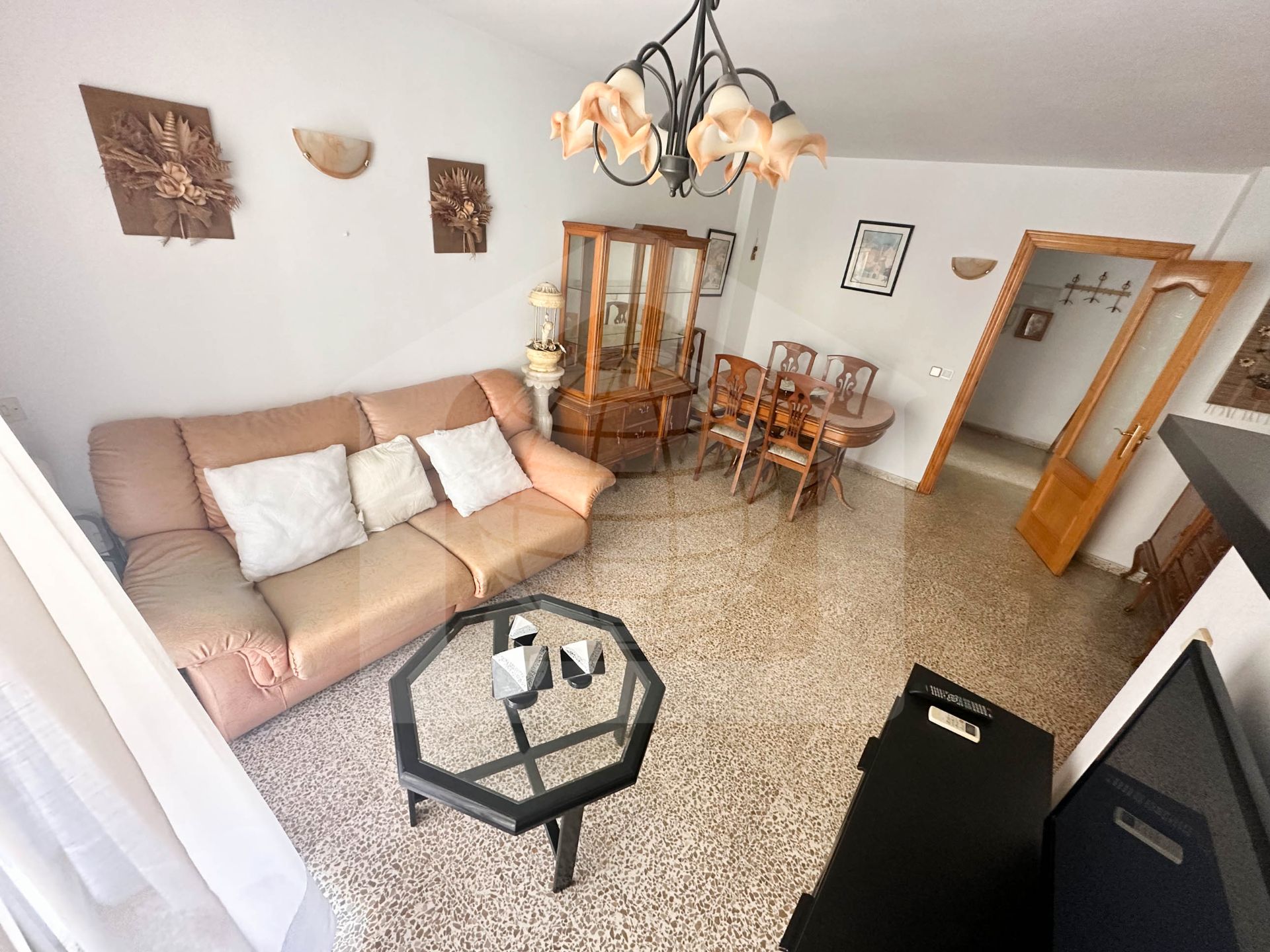 Sala d'estar de Pis en venda en Málaga Capital amb Moblat