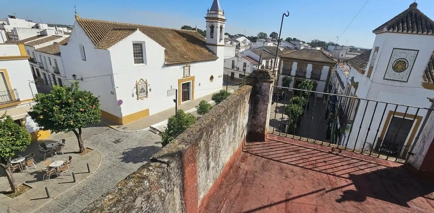 Vista exterior de Casa o chalet en venta en Villaverde del Río con Terraza y Balcón