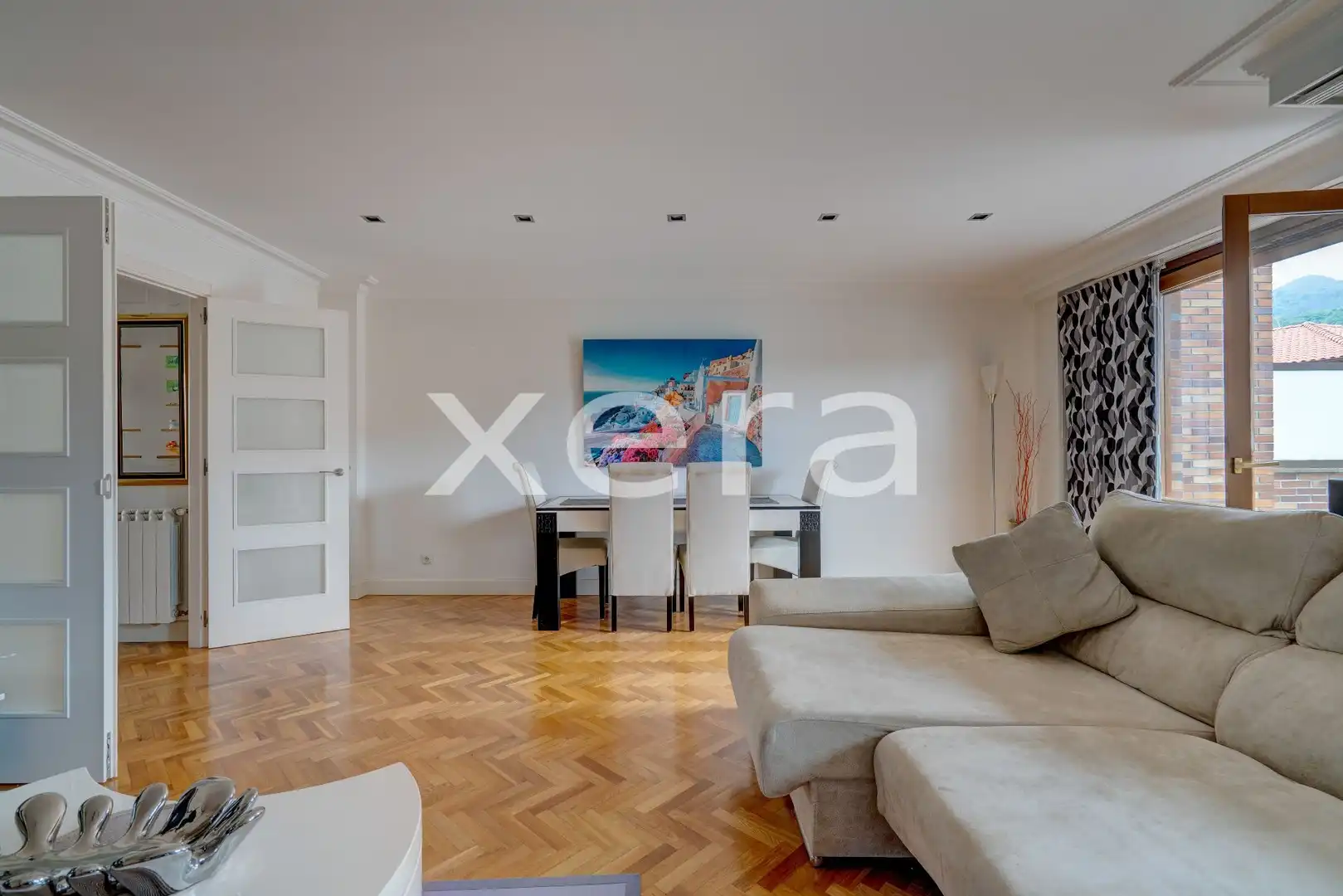 Sala de estar de Casa adosada en venta en Urnieta con Calefacción, Terraza y Trastero