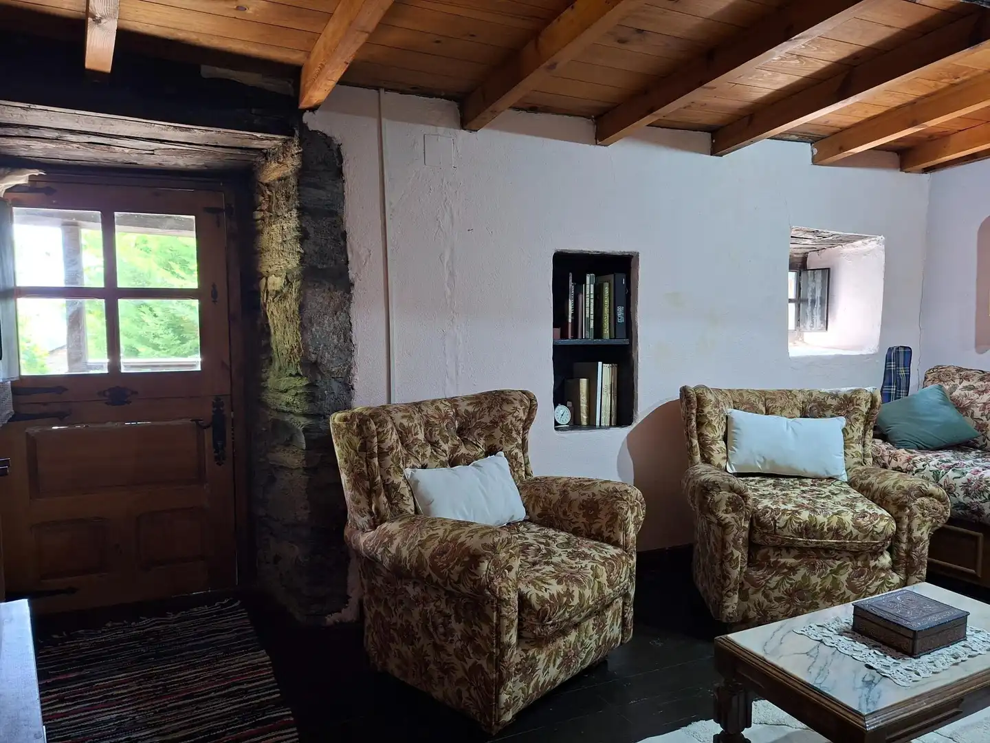 Sala d'estar de Finca rústica en venda en Borrenes amb Terrassa i Balcó